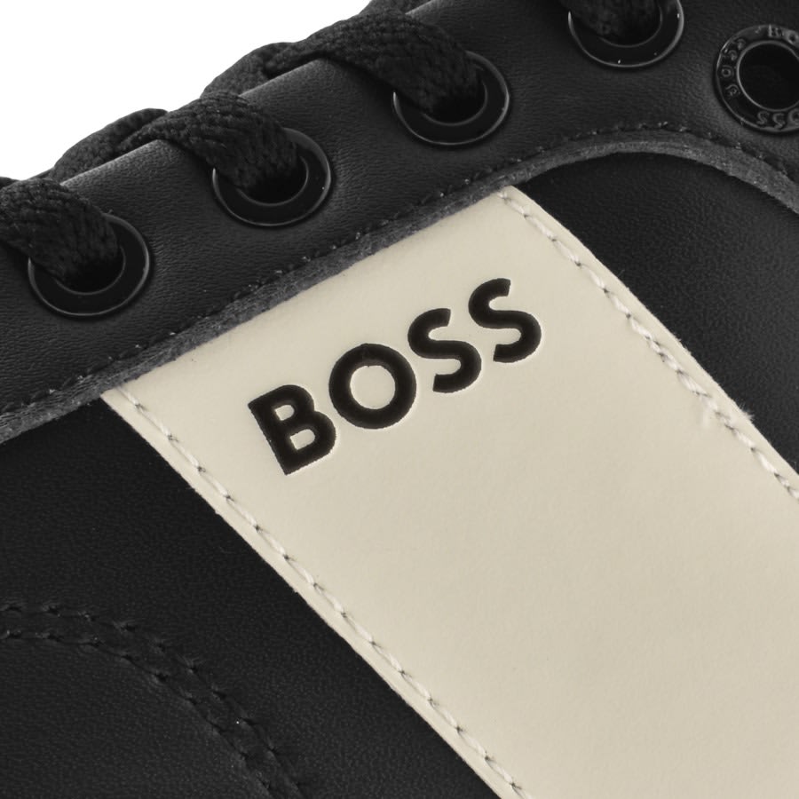 Image number 4 for BOSS Aiden Tenn Trainers Black