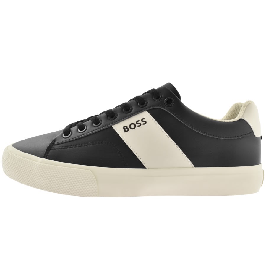 Image number 1 for BOSS Aiden Tenn Trainers Black