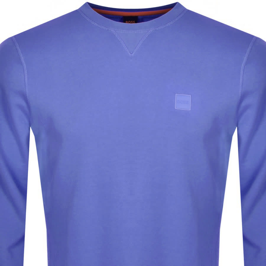 Image number 2 for BOSS Westart 1 Sweatshirt Purple