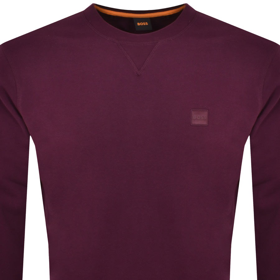 Image number 2 for BOSS Westart 1 Sweatshirt Purple