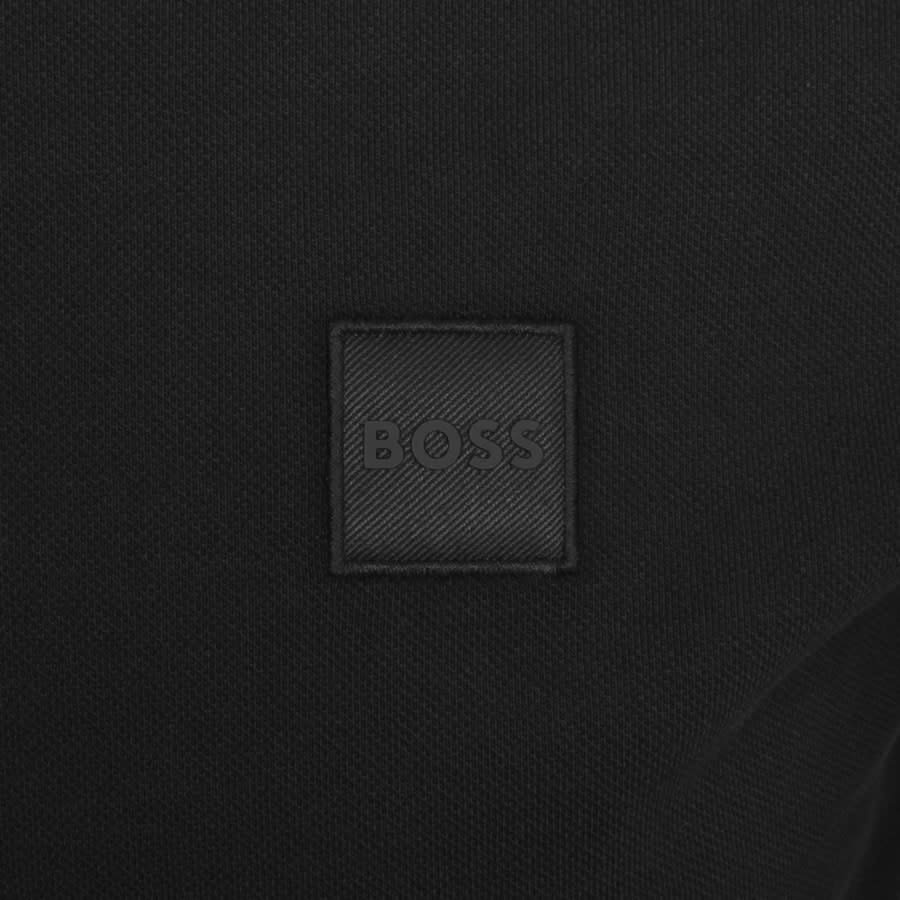 Image number 3 for BOSS Passerby Long Sleeved Polo T Shirt Black