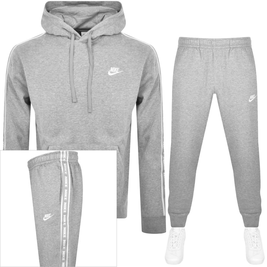 Nike club tracksuit top grey