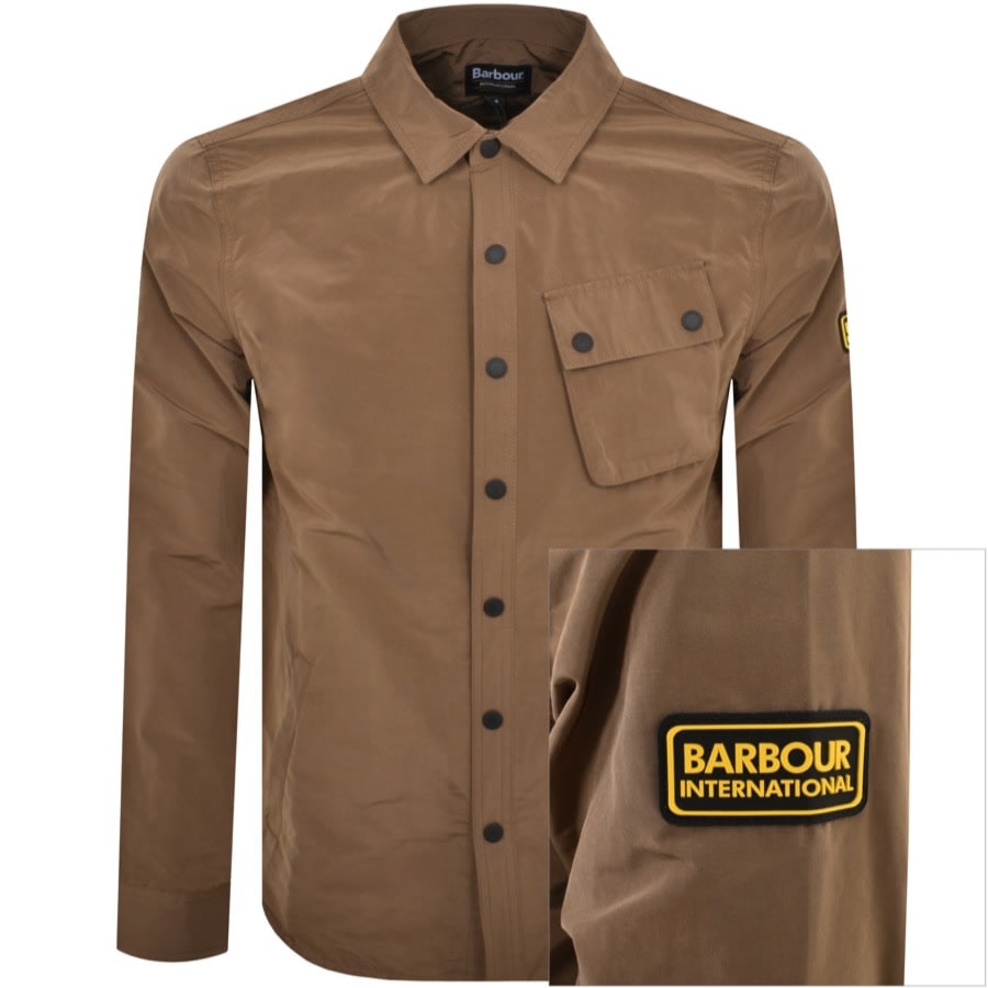 Image number 1 for Barbour International Control Overshirt Brown