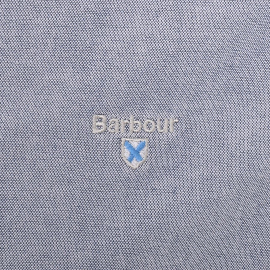 Image number 3 for Barbour Long Sleeved Oxtown Shirt Blue