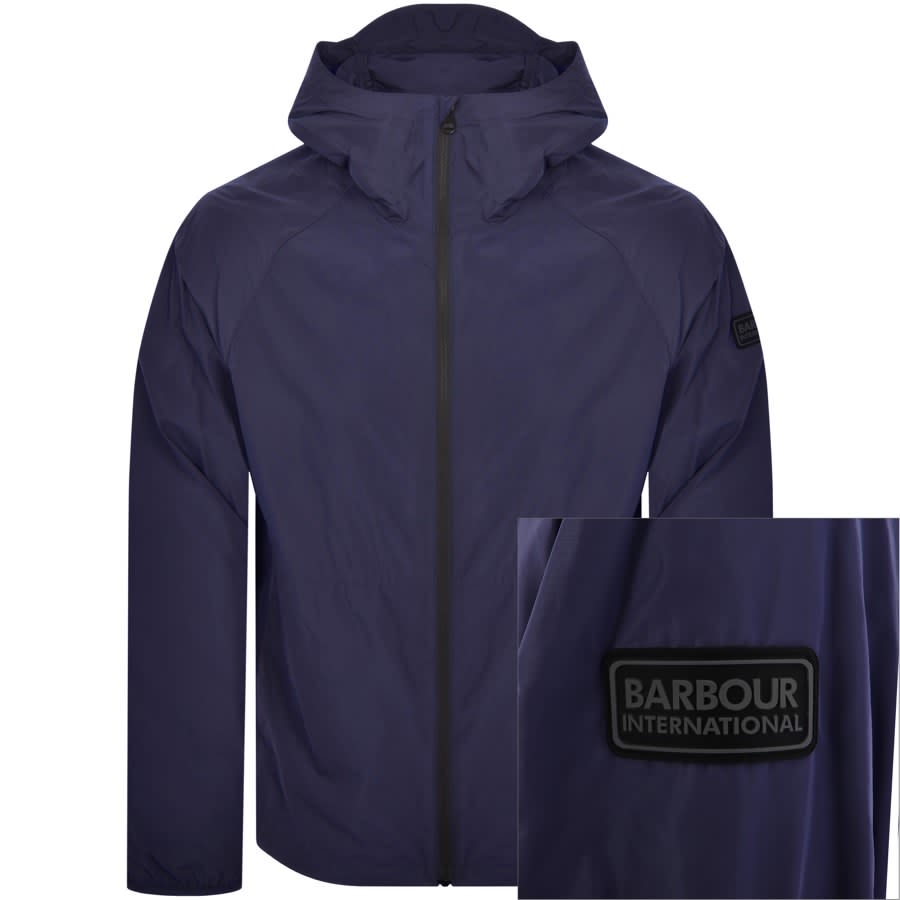 Image number 1 for Barbour International Beckett Jacket Blue