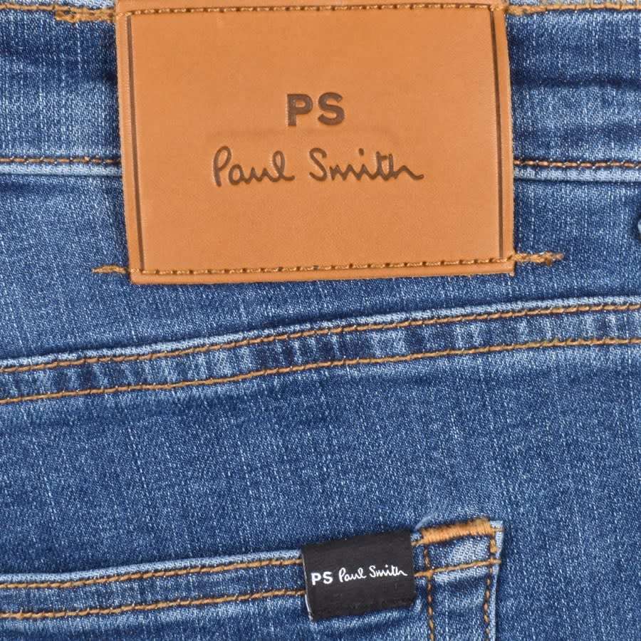 Image number 3 for Paul Smith Tapered Fit Jeans Blue