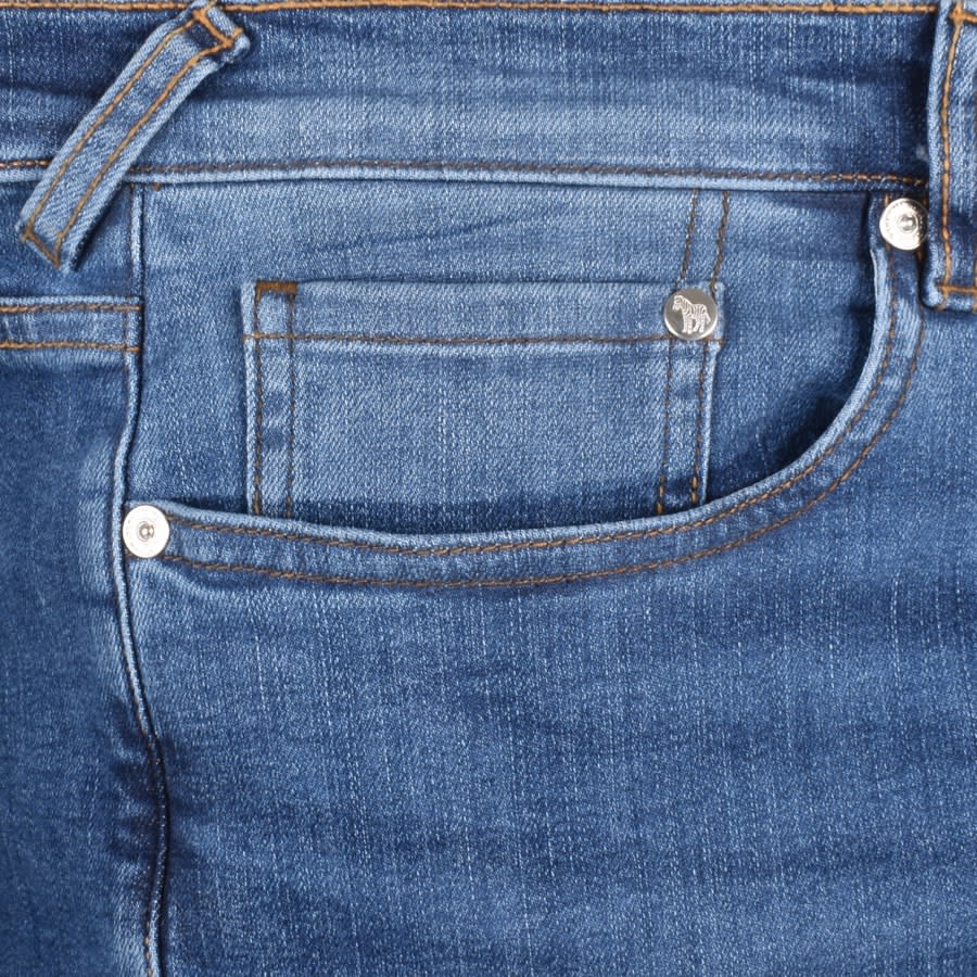Image number 4 for Paul Smith Tapered Fit Jeans Blue
