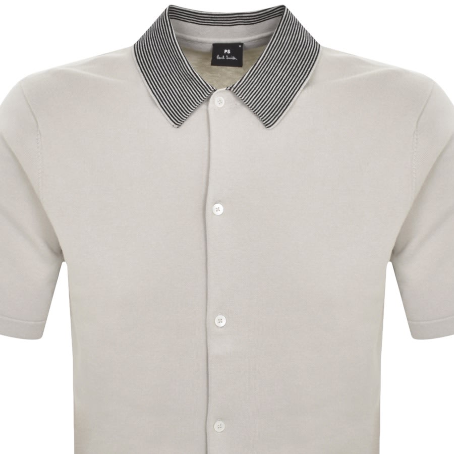 Image number 2 for Paul Smith Short Sleeve Shirt Grey