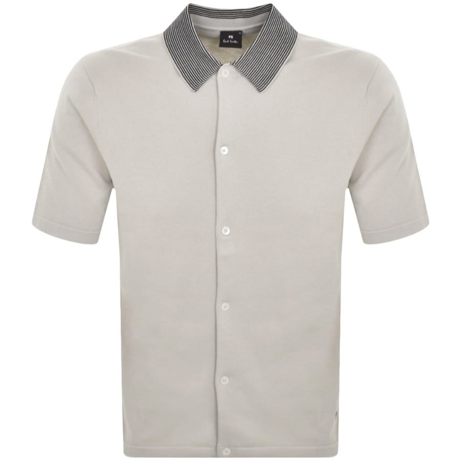 Image number 1 for Paul Smith Short Sleeve Shirt Grey