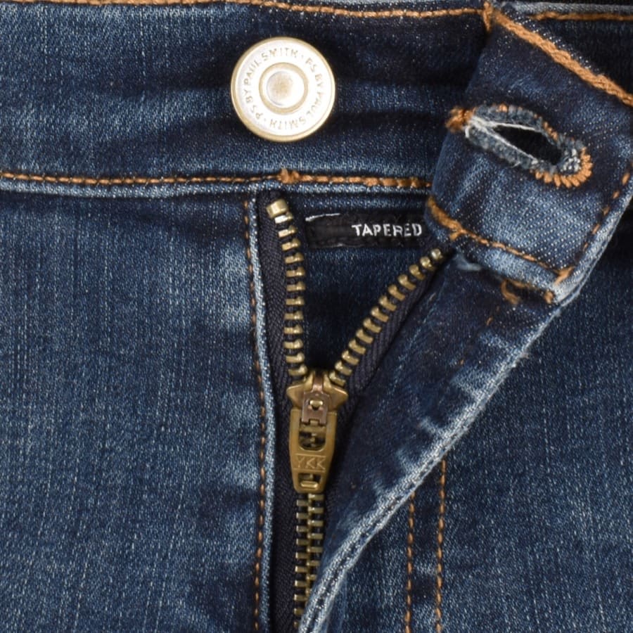 Image number 5 for Paul Smith Tapered Fit Jeans Blue