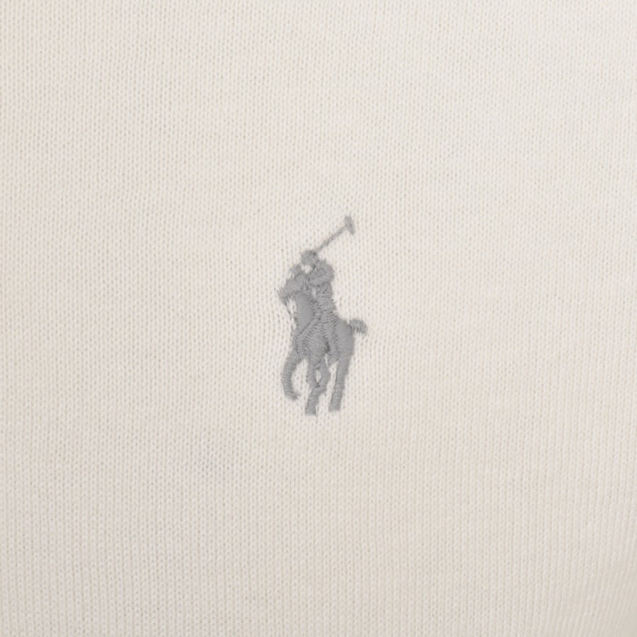 Image number 3 for Ralph Lauren Crew Neck Knit Jumper Off White