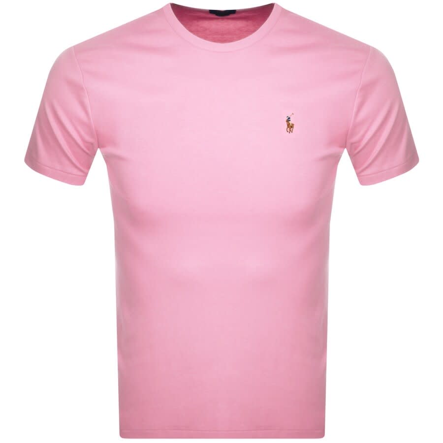 Mens pink ralph lauren t shirt store