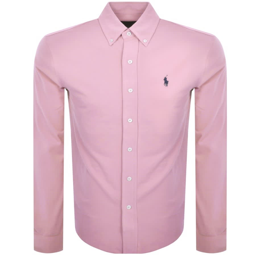 Ralph Lauren Featherweight Shirt Pink Mainline Menswear