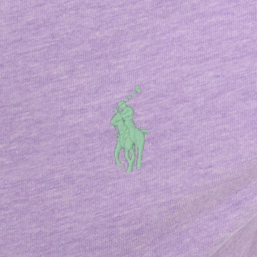 Image number 3 for Ralph Lauren Crew Neck Slim Fit T Shirt Purple