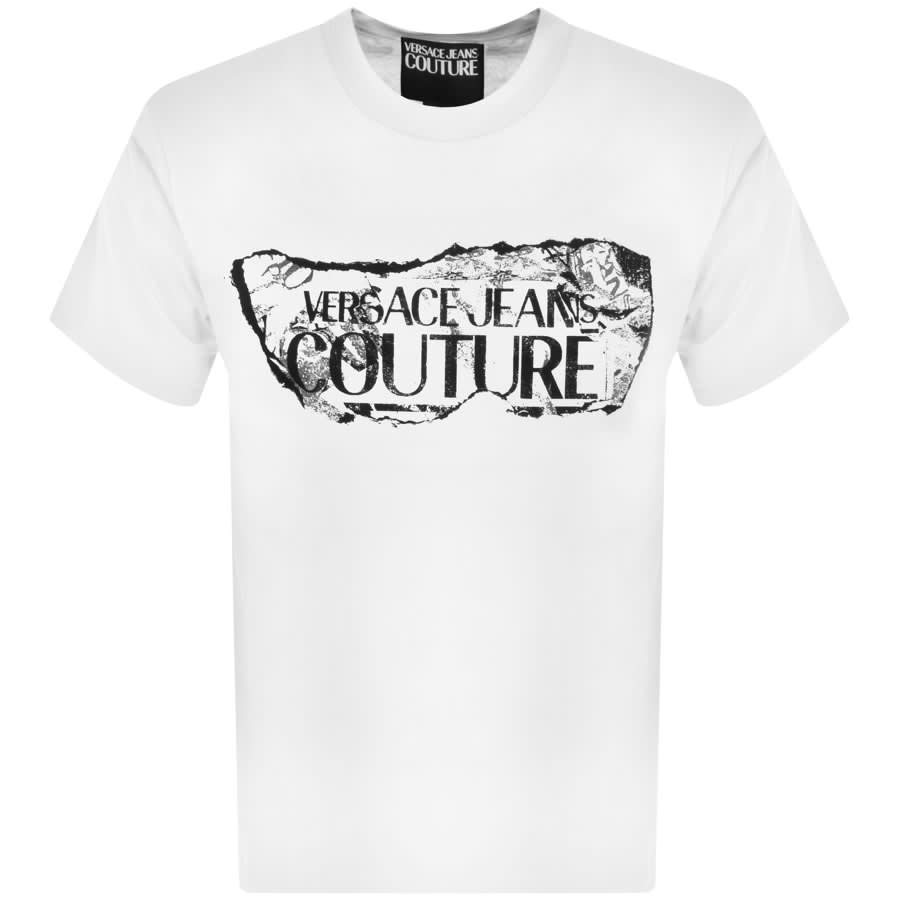 Image number 1 for Versace Jeans Couture Logo T Shirt White