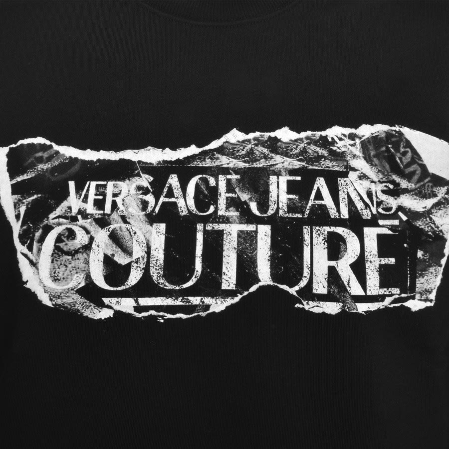 Image number 3 for Versace Jeans Couture Magazine Sweatshirt Black