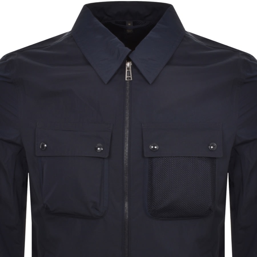 Belstaff Outline Overshirt Navy | Mainline Menswear