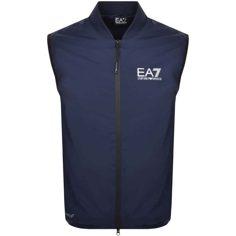 Image number 1 for EA7 Emporio Armani Logo Gilet Blue