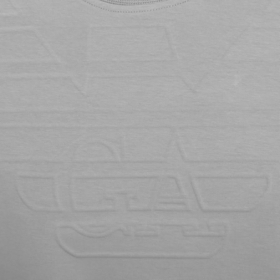 Image number 3 for Emporio Armani Crew Neck Logo Sweatshirt Grey