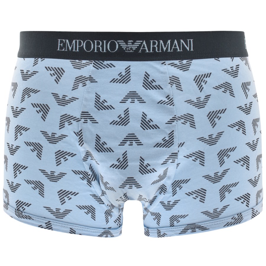 Emporio Armani Pure Cotton Men's 3 Pack Trunk Underwear, Grey/White/Black,  Small : : Clothing, Shoes & Accessories