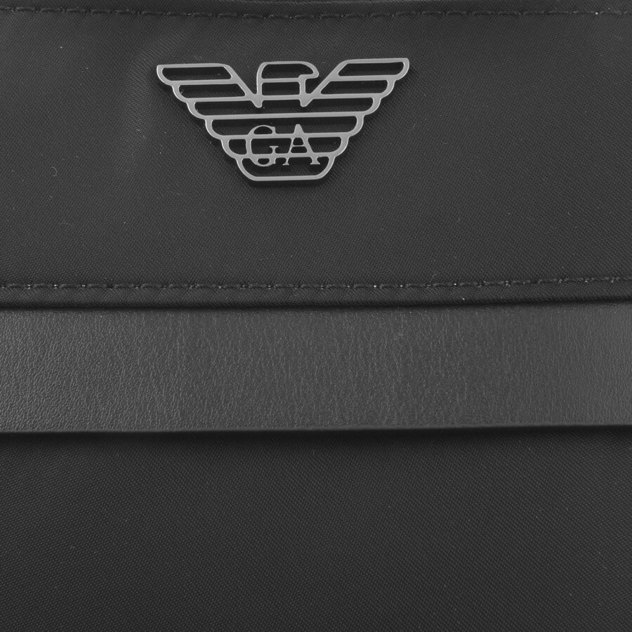 Image number 3 for Emporio Armani Logo Messenger Bag Black