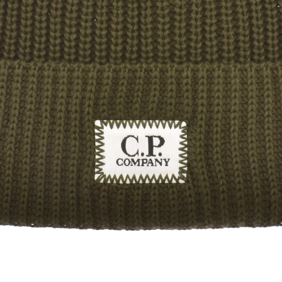 Image number 3 for CP Company Goggle Beanie Hat Khaki
