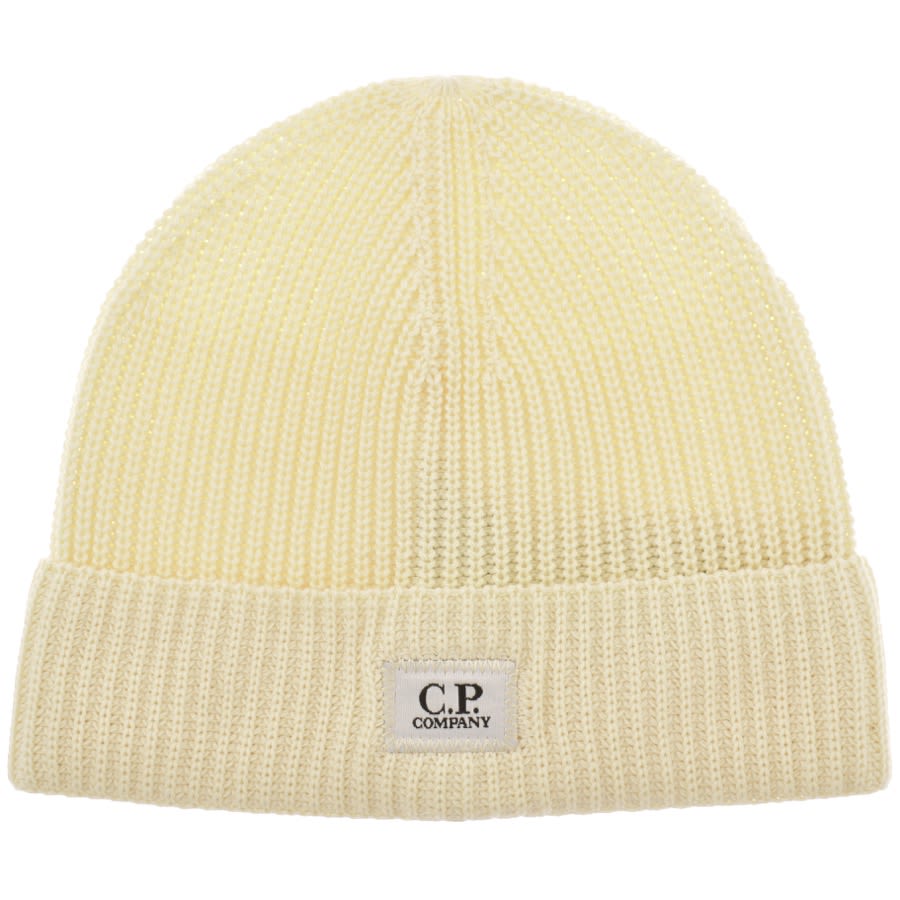 Image number 1 for CP Company Goggle Beanie Hat Cream