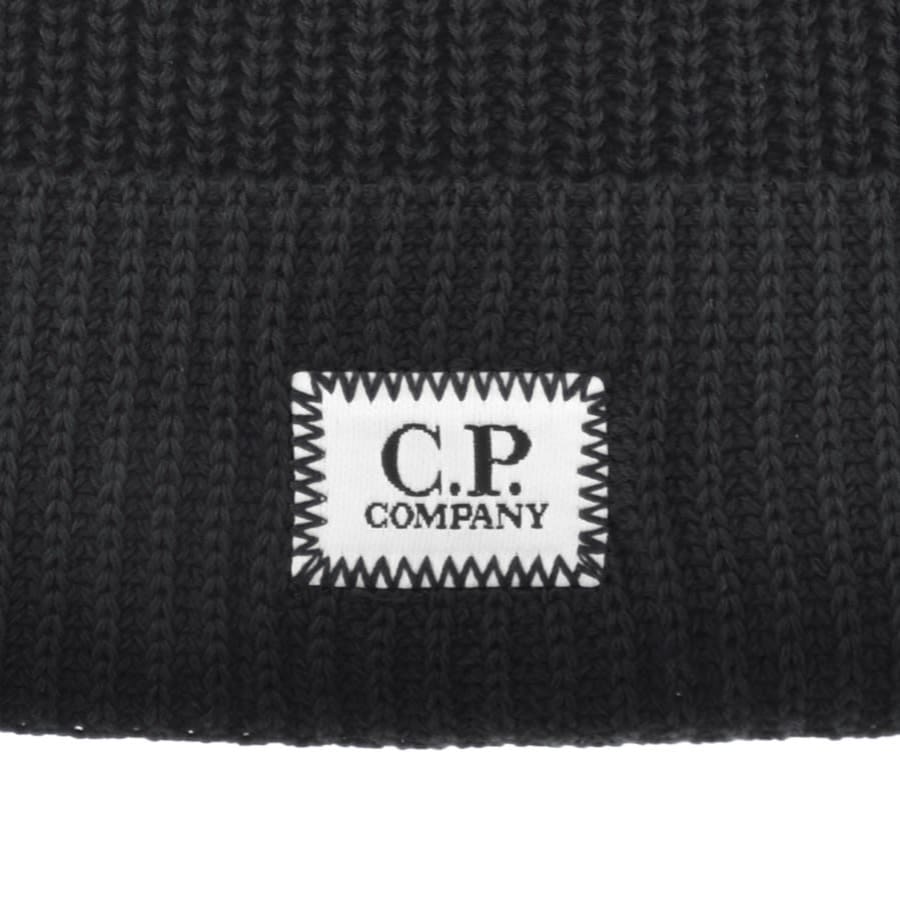 Image number 3 for CP Company Goggle Beanie Hat Navy