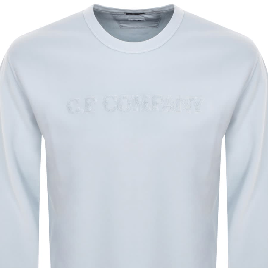 Image number 2 for CP Company Diagonal Sweatshirt Blue