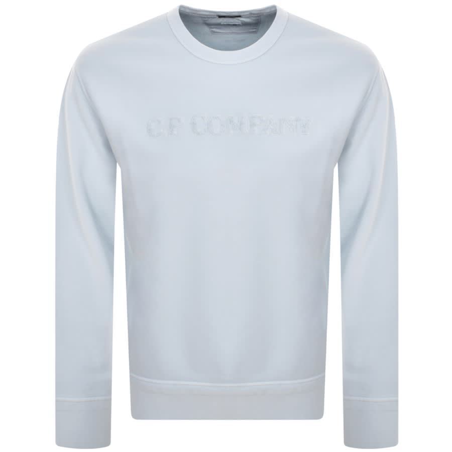 Image number 1 for CP Company Diagonal Sweatshirt Blue