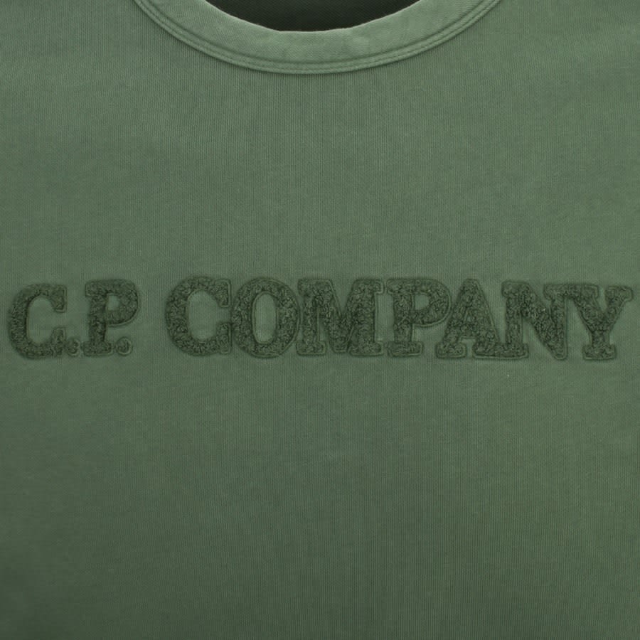 Image number 3 for CP Company Diagonal Sweatshirt Green