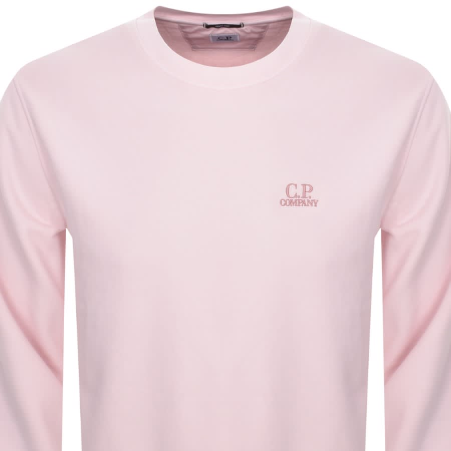 Image number 2 for CP Company Diagonal Sweatshirt Pink