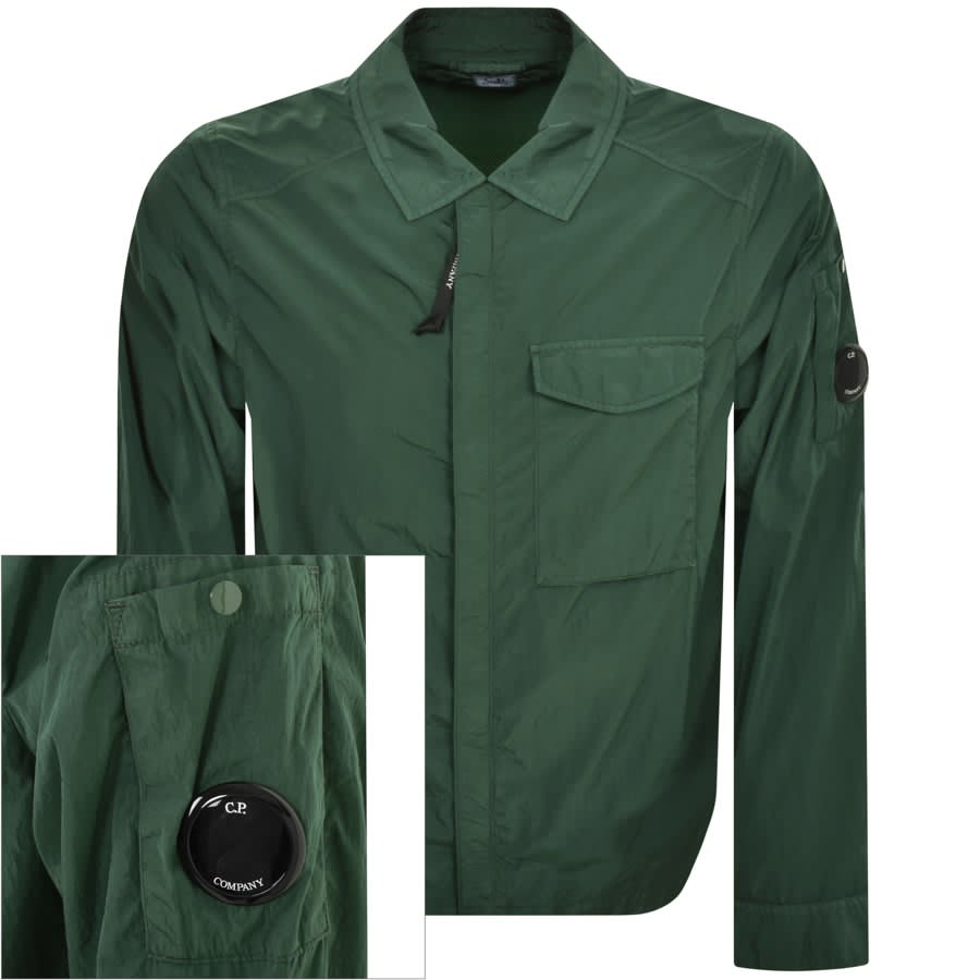 Image number 1 for CP Company Chrome R Overshirt Green
