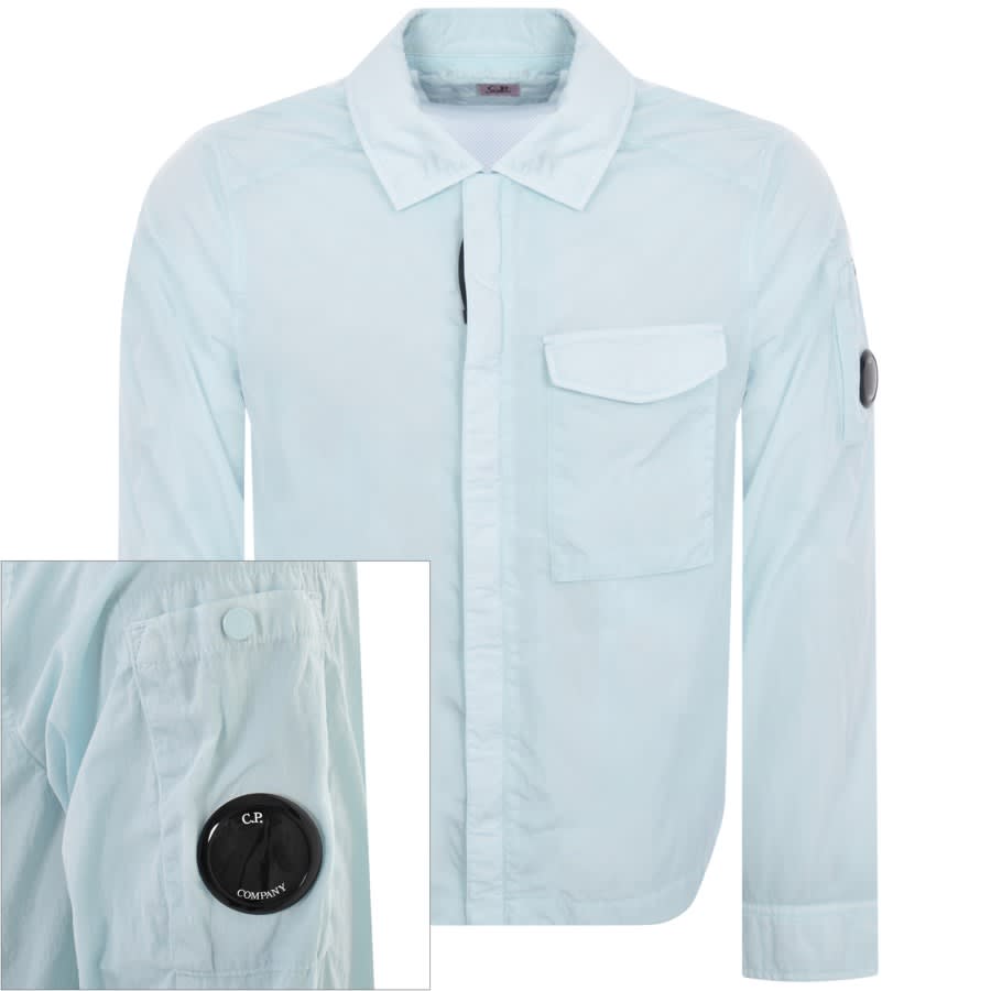 Image number 1 for CP Company Chrome R Overshirt Blue