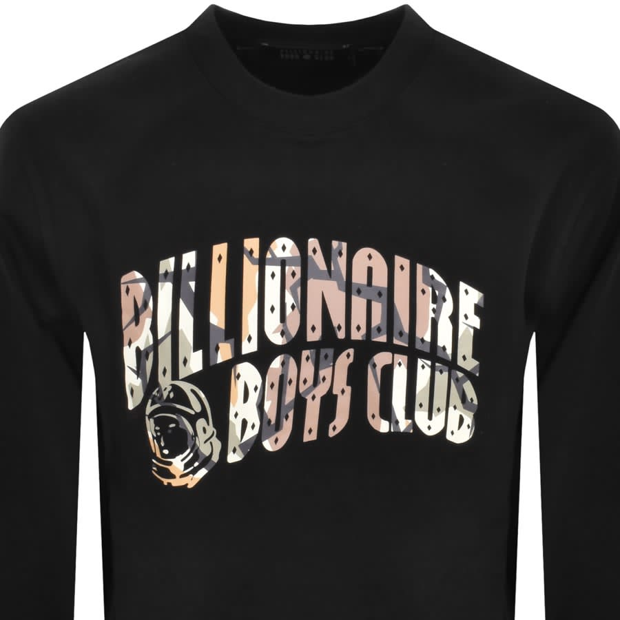 Image number 2 for Billionaire Boys Club Camo Arch Logo Sweatshirt Bl