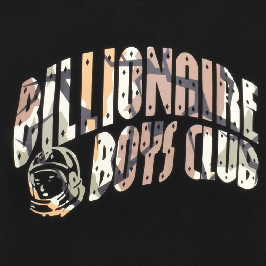 Image number 3 for Billionaire Boys Camo Arch Logo Hoodie Black