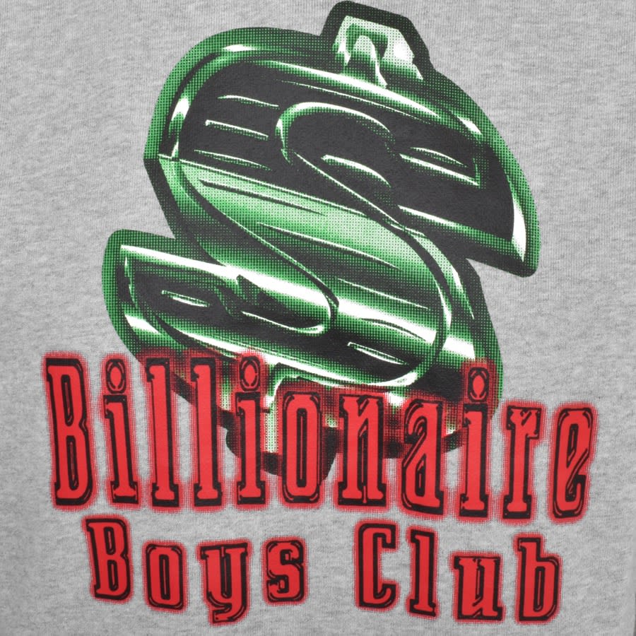 Image number 3 for Billionaire Boys Dollar Sign Logo Hoodie Grey