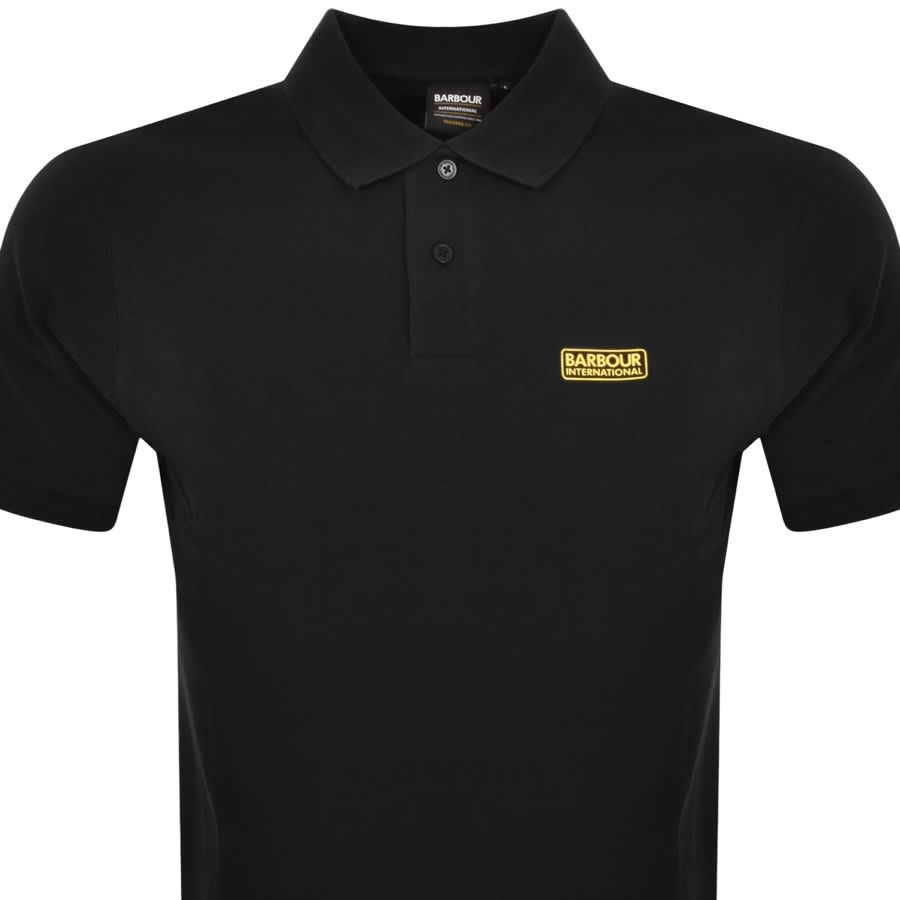 Image number 2 for Barbour International Essential Polo T Shirt Black