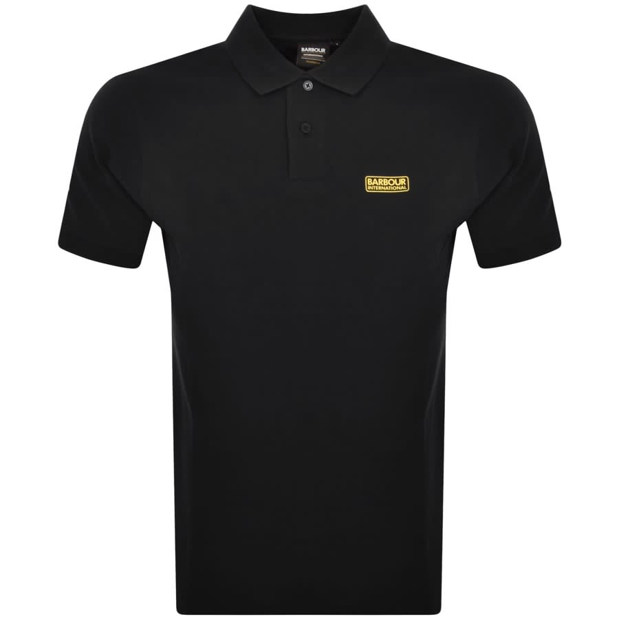Image number 1 for Barbour International Essential Polo T Shirt Black