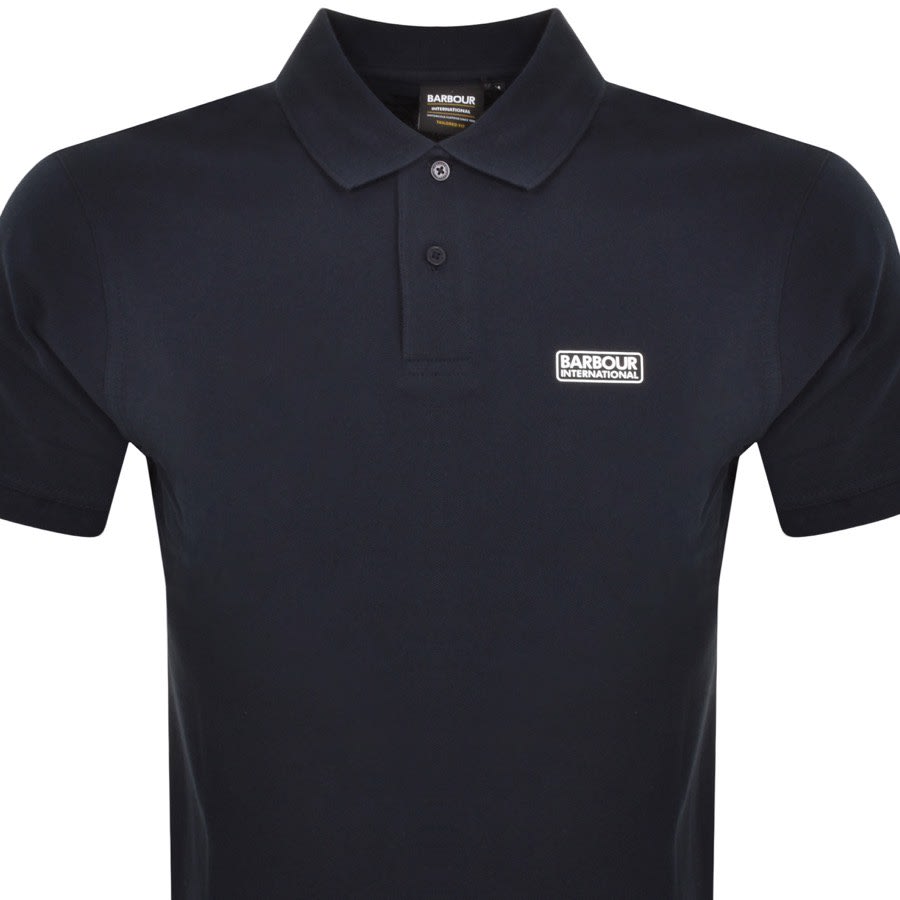 Image number 2 for Barbour International Essential Polo T Shirt Navy