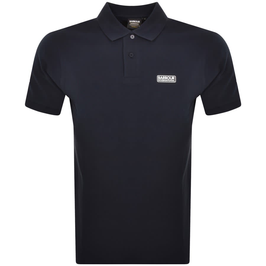 Image number 1 for Barbour International Essential Polo T Shirt Navy