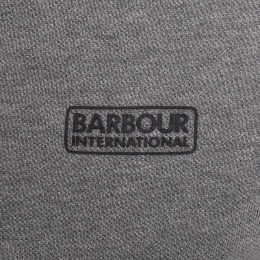 Image number 3 for Barbour International Essential Polo T Shirt Grey