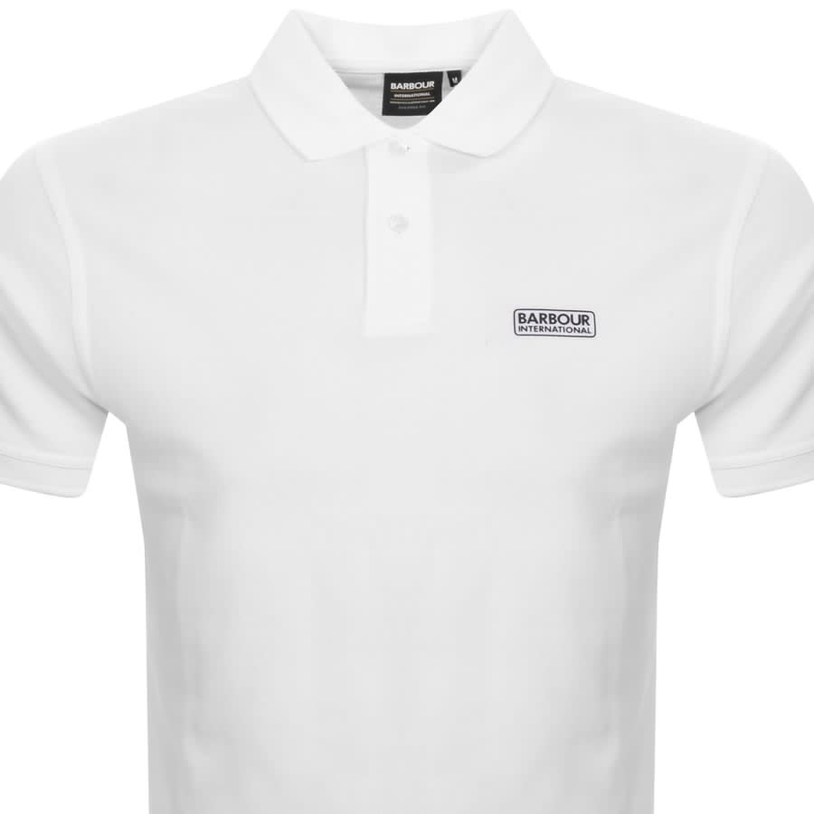 Image number 2 for Barbour International Essential Polo T Shirt White