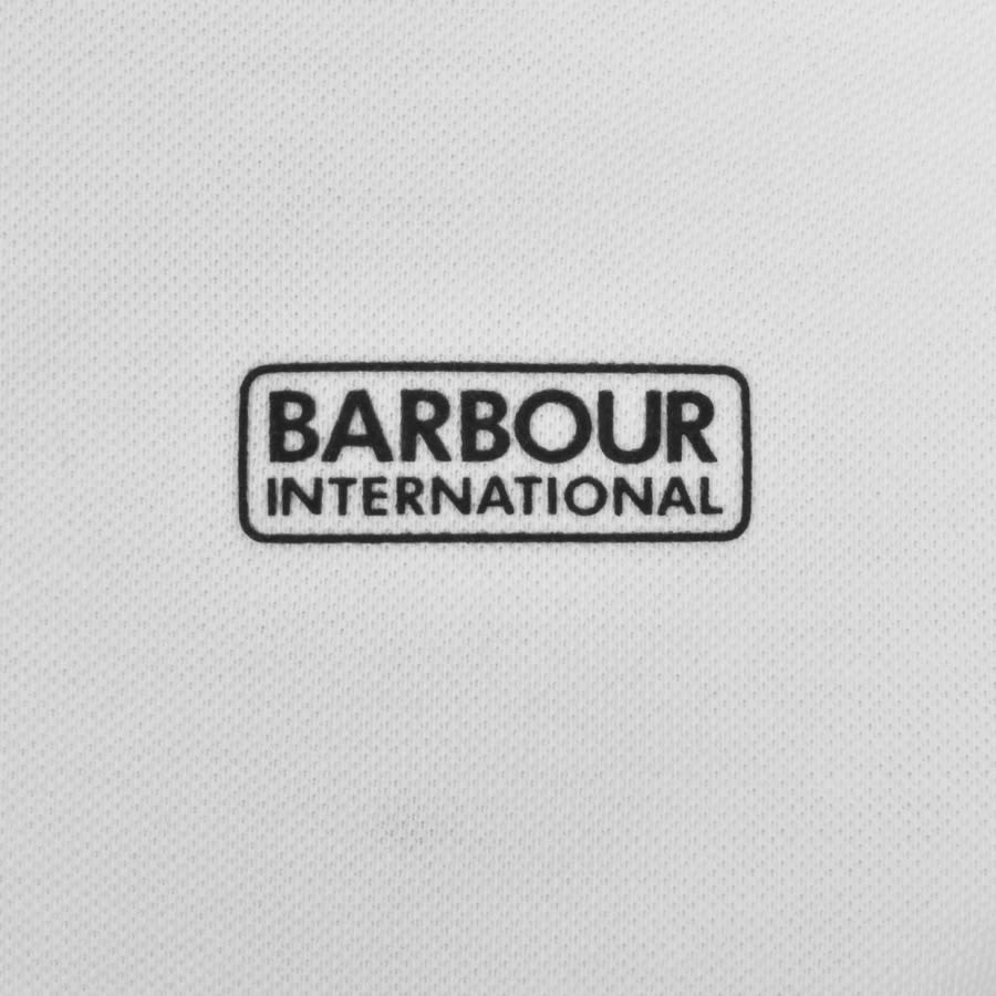 Image number 3 for Barbour International Essential Polo T Shirt White