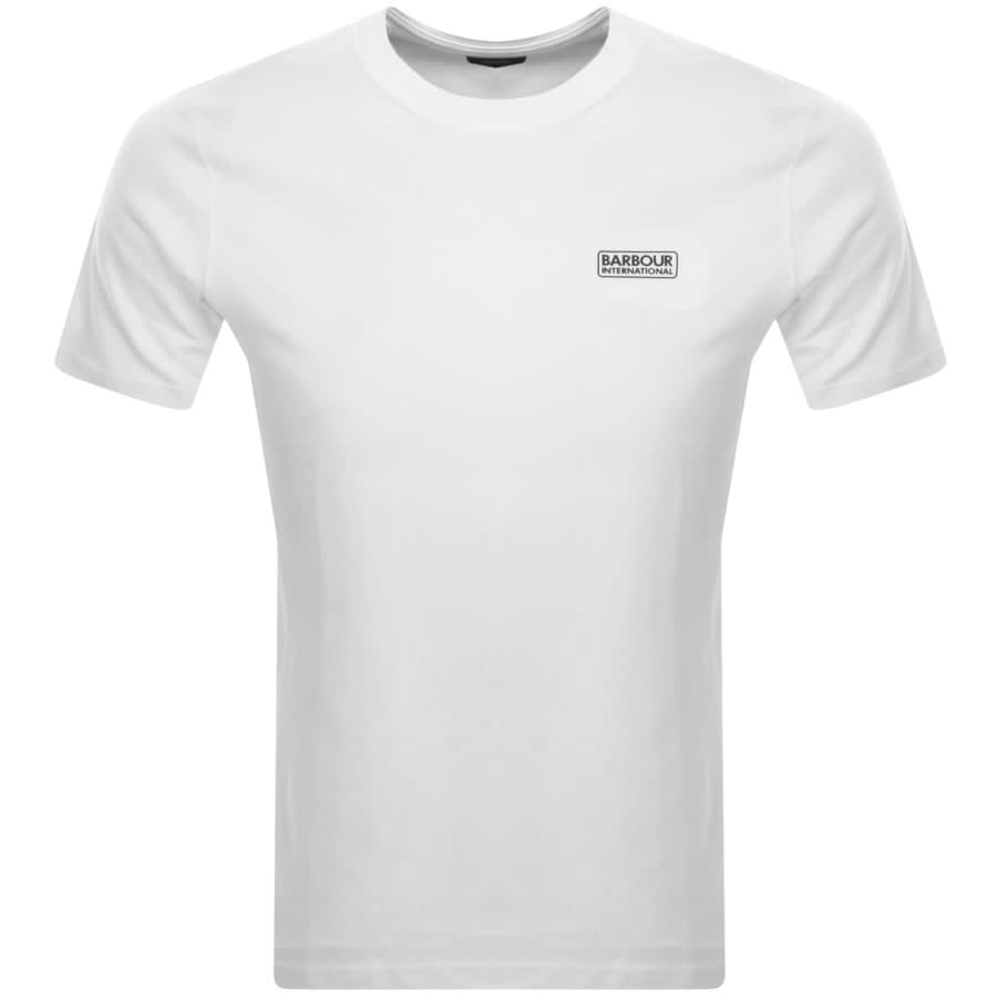 Image number 1 for Barbour International Logo T Shirt White