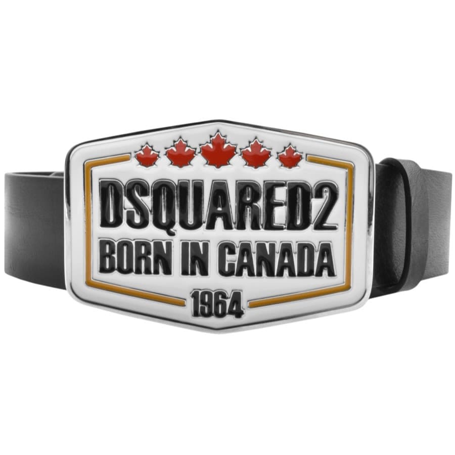 Image number 1 for DSQUARED2 Plaque Belt Black