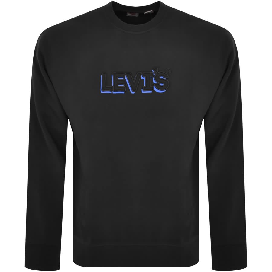 Image number 1 for Levis Relaxed Graphic Sweatshirt Black
