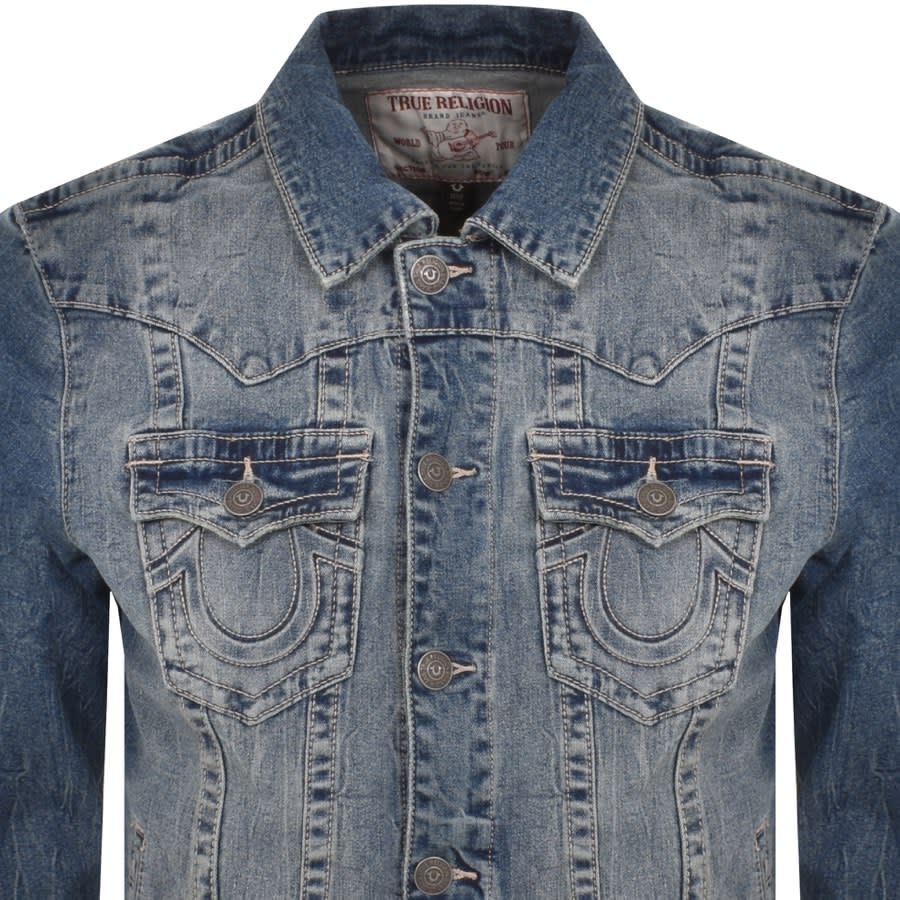 True Religion Jimmy Denim Jacket Blue | Mainline Menswear