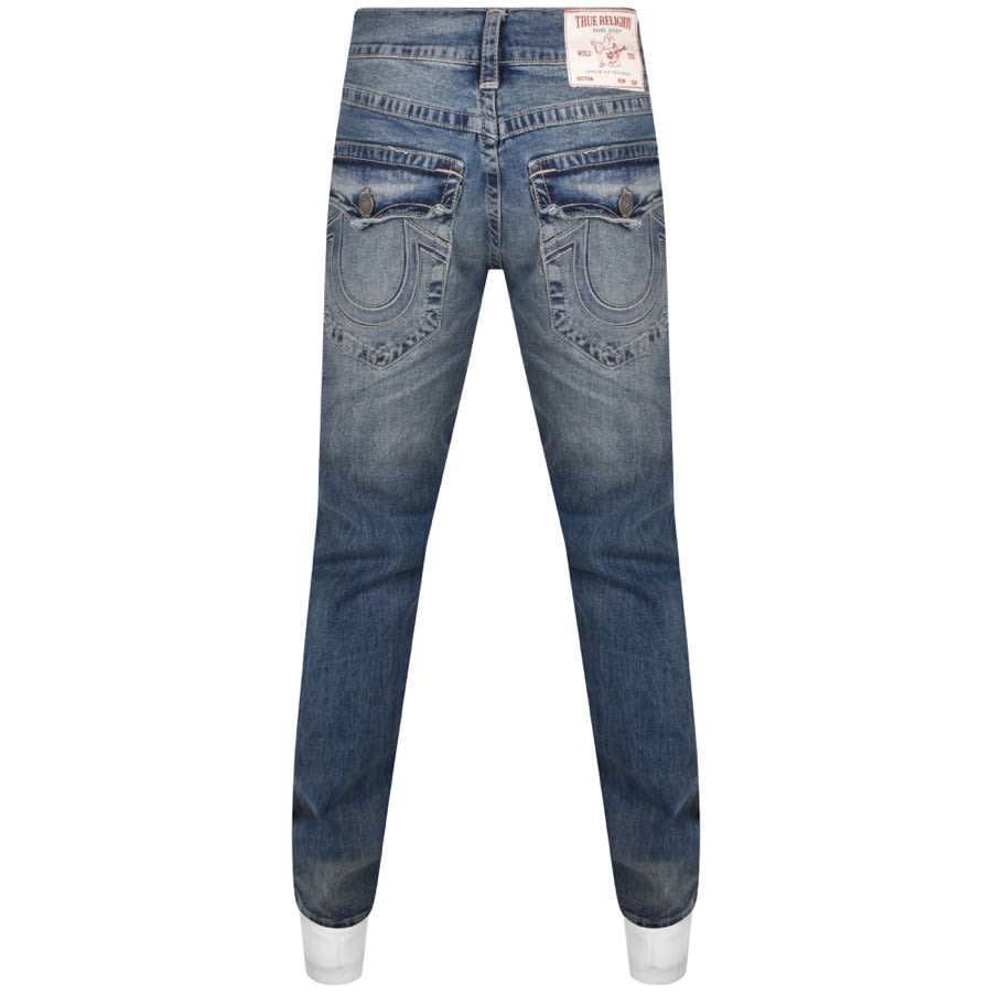 Image number 2 for True Religion Rocco Mid Wash Skinny Jeans Blue