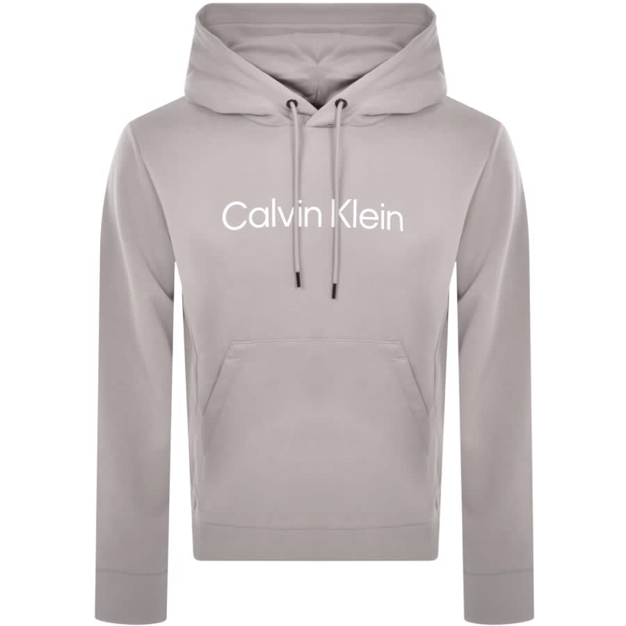 Image number 1 for Calvin Klein Cotton Comfort Hoodie Grey